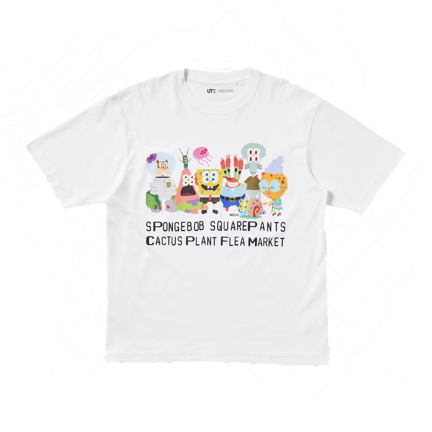 Uniqlo x CPFM Spongebob Squarepants UT Graphic II T-shirt (Asia Sizing) White, White (474451)