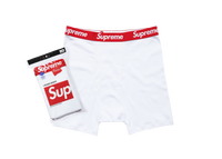 Supreme Hanes Boxer Briefs White (4 Pack)