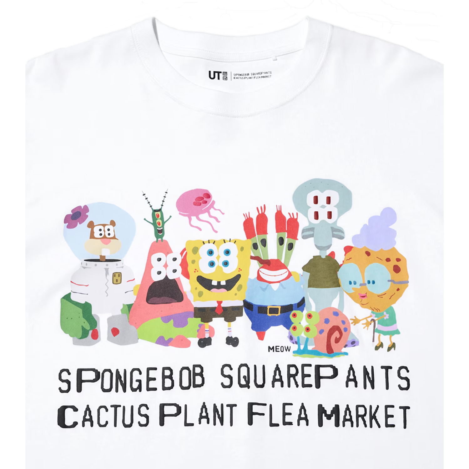 Uniqlo x CPFM Spongebob Squarepants UT Graphic II T-shirt (Asia Sizing) White, White (474451)