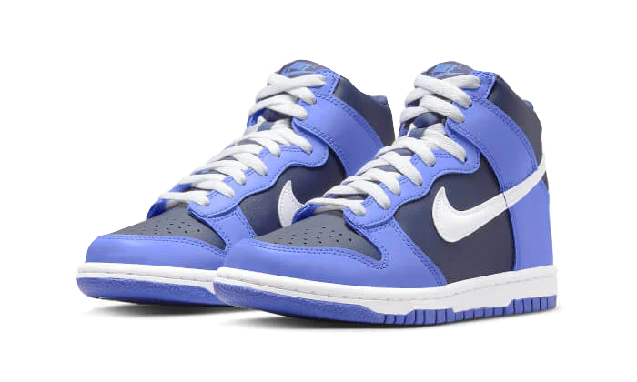 Nike Dunk High Medium Blue Midnight Navy, Medium Blue/White-Midnight Navy (DJ6189-400 / DB2179-400)