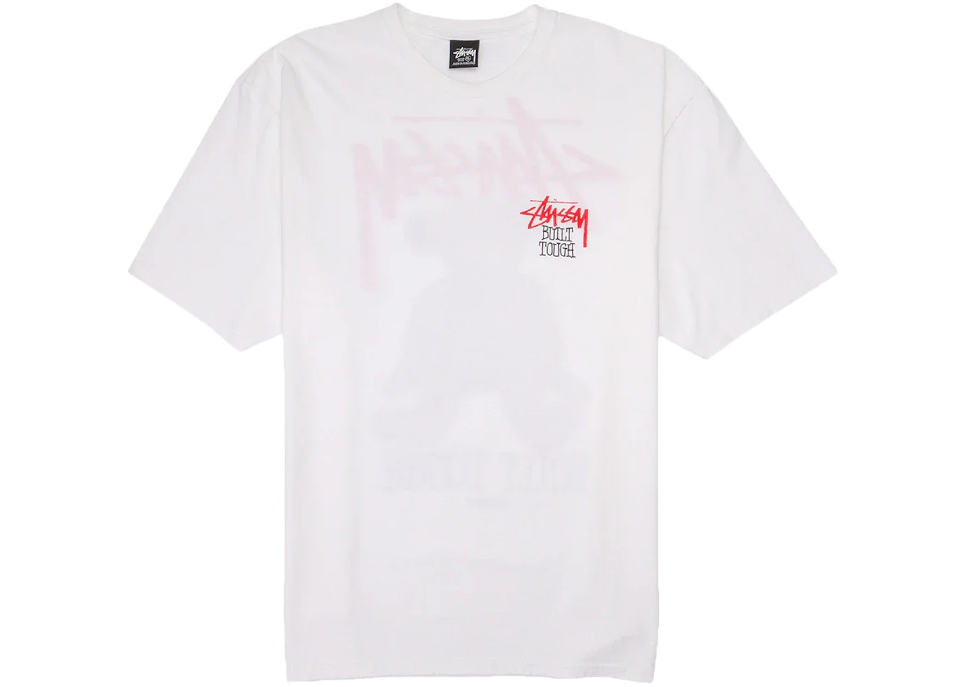Stussy Built Tough Tee White, White (1904893-WHIT)