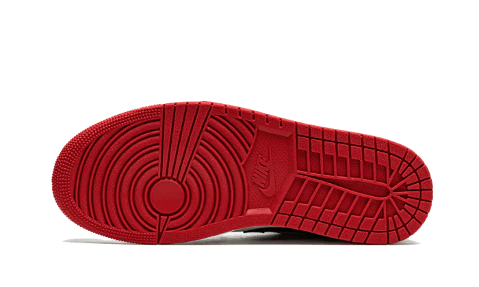 Air Jordan 1 Low Bred Toe, Gym Red/White-Black (553558-612 / 553560-612)