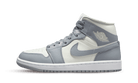 Air Jordan 1 Mid Stealth, Sail/Stealth-White (BQ6472-115)