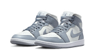 Air Jordan 1 Mid Stealth, Sail/Stealth-White (BQ6472-115)