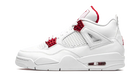 Air Jordan 4 Retro Metallic Red, White/Metallic Silver-University Red (CT8527-112 / 408452-112)