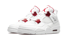 Air Jordan 4 Retro Metallic Red, White/Metallic Silver-University Red (CT8527-112 / 408452-112)