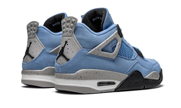 Air Jordan 4 Retro University Blue, University Blue/Tech Grey-White-Black (CT8527-400 / 408452-400)