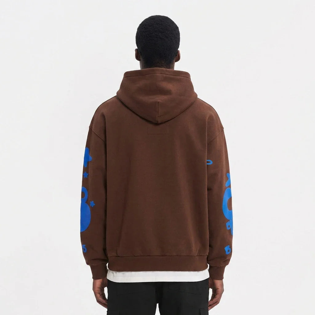 Sp5der Beluga Hoodie Brown