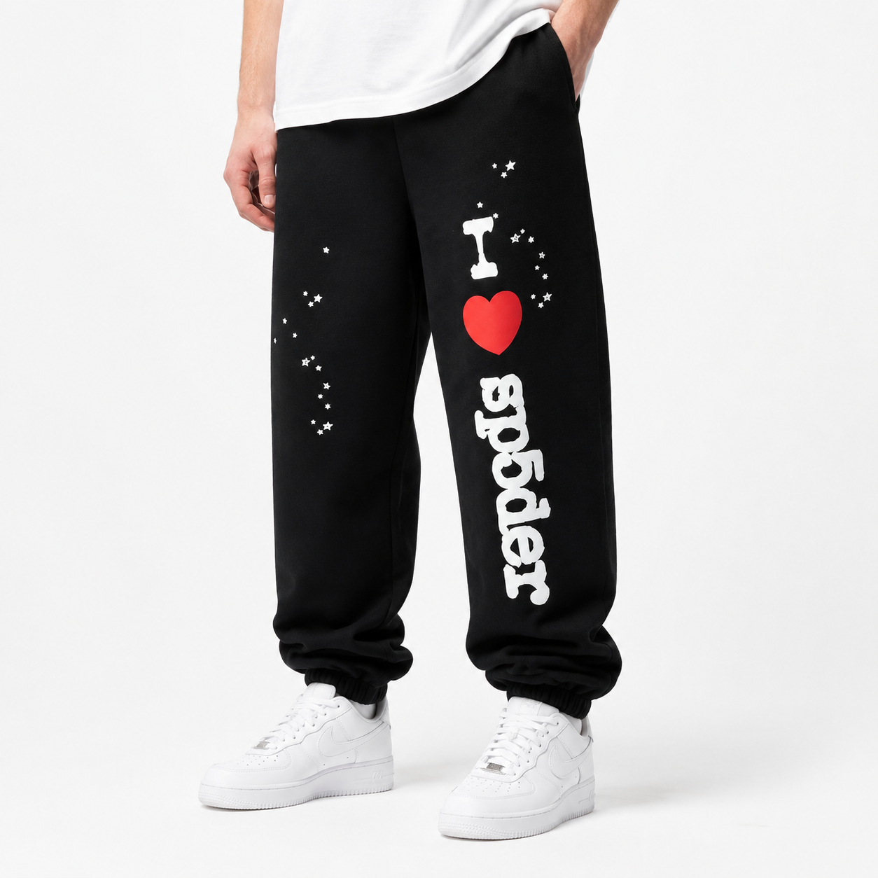 Sp5der Souvenir SP5 Sweatpants Black