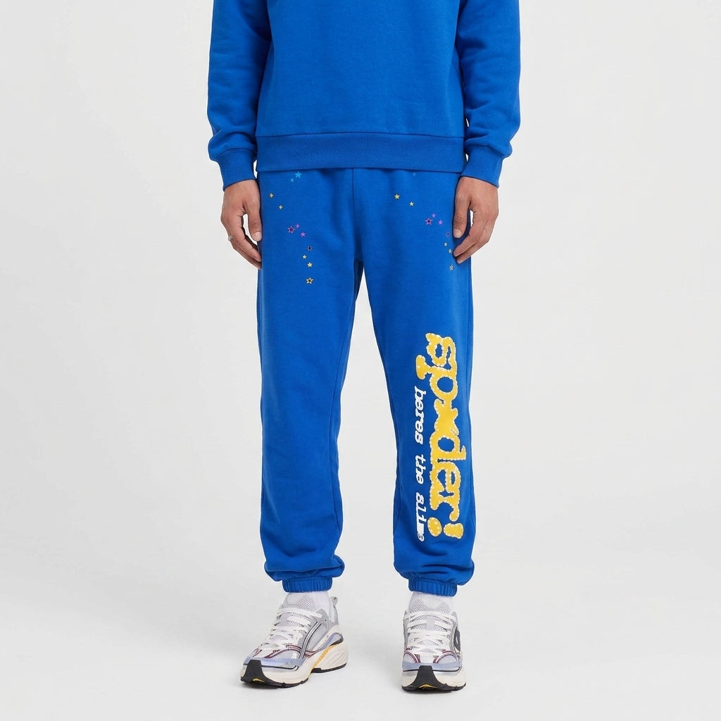 Sp5der TC Sweatpants Blue